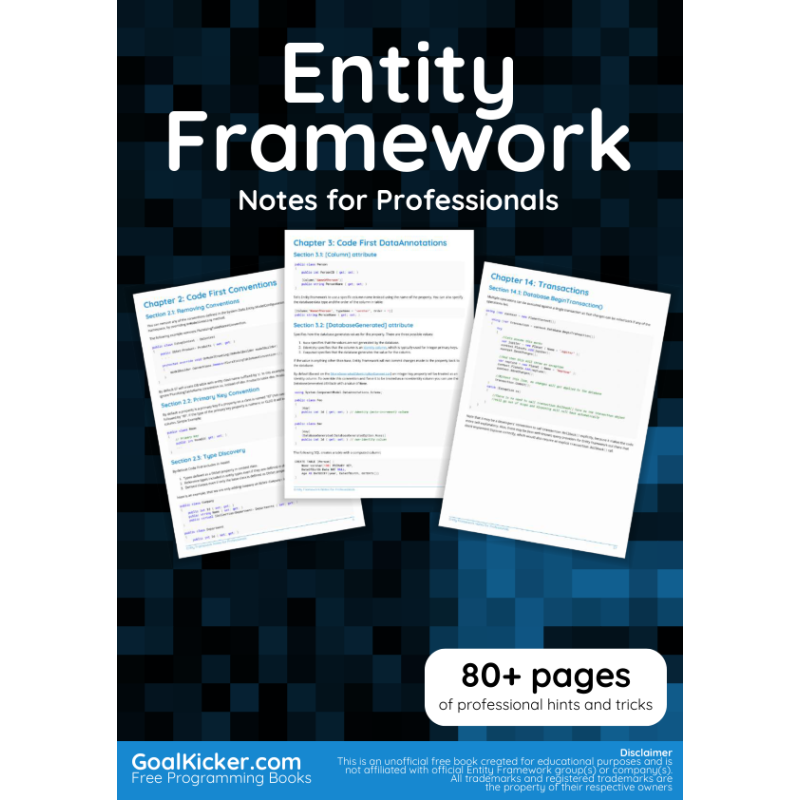 Entity Framework Notes For Professionals