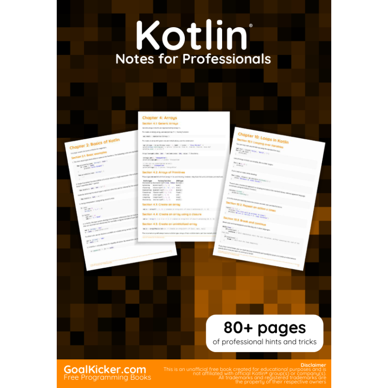 Kotlin Notes For Professionals