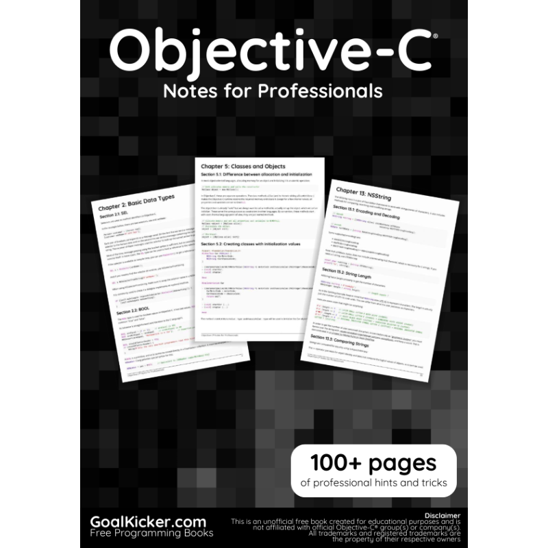Objective C Notes For Professionals