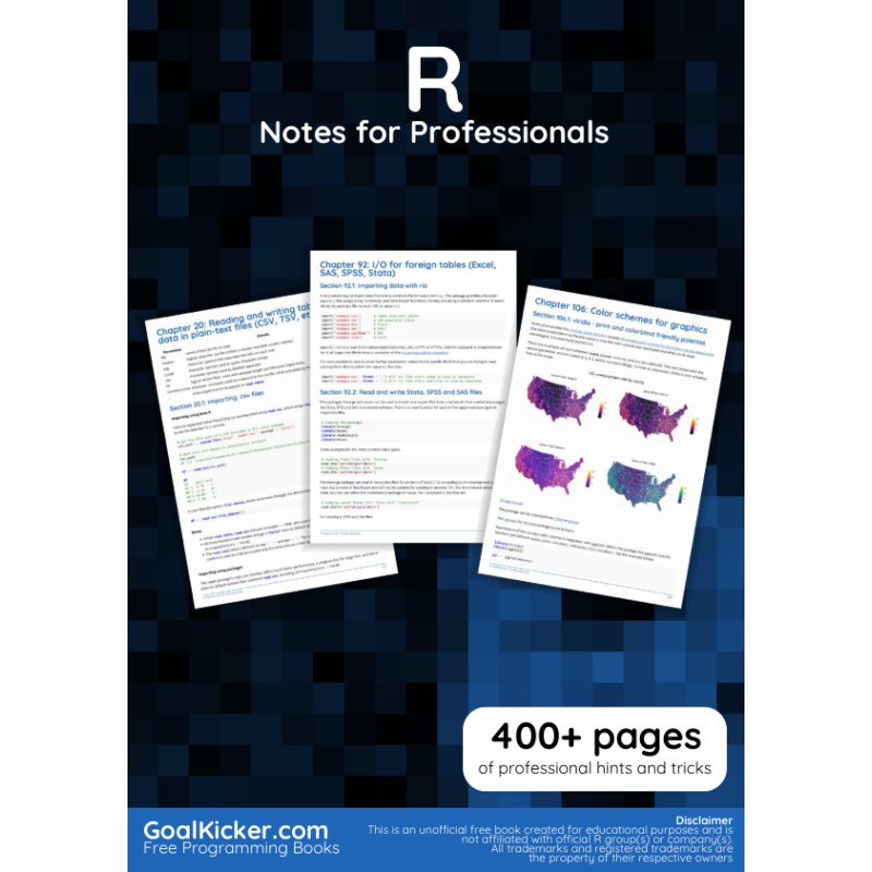 R Notes For Professionals