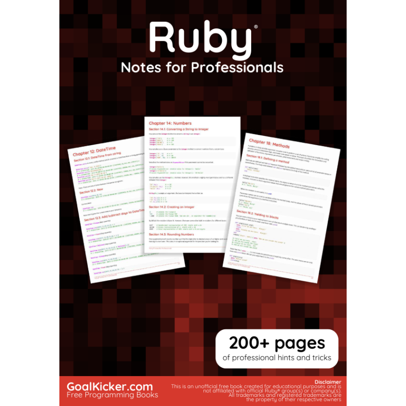 Ruby Notes For Professionals