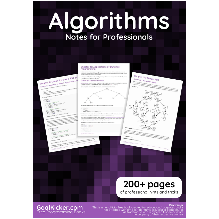 Algorithms Notes For Professionals