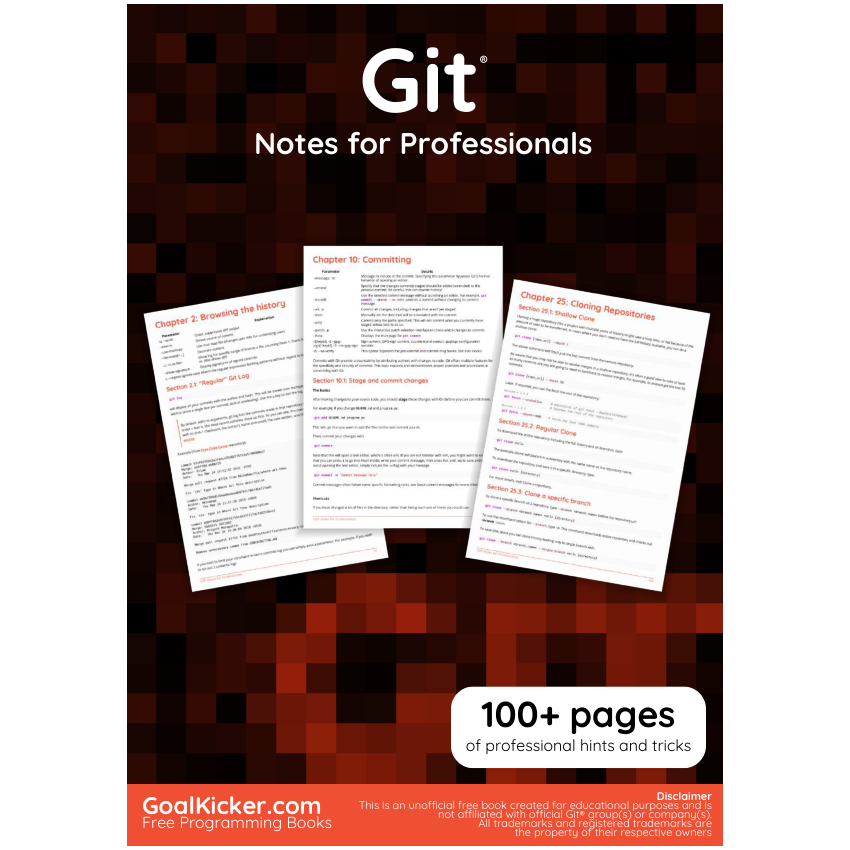 Git Notes For Professionals