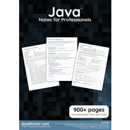 Products and Books Java Notes For Professionals - Your Essential Guide ...